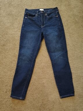 Women’s Dark Blue High Rise Stretch Skinny Jeans